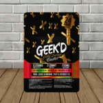 Geek'd Gold Series Exotics THCa + THCp Tajin Gummies-Assorted -- 3 Count 2250mg