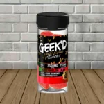 Geek'd Gold Series Exotics THCa + THCp Tajin Gummies-Watermelon Tajin -- 10 Count 7500mg