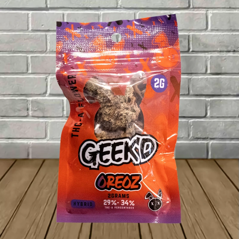 Geek'd THCa Flower 2g-Oreoz -- Hybrid