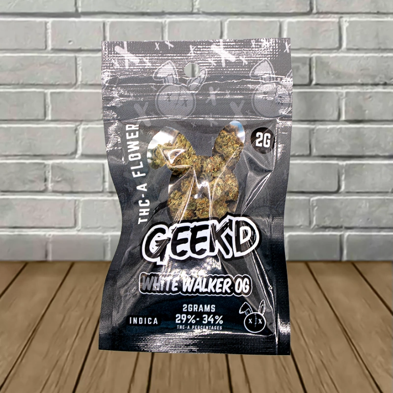 Geek'd THCa Flower 2g-White Walker OG -- Indica