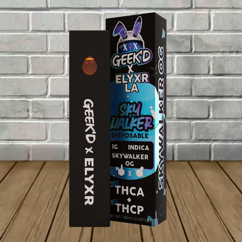 Geek'd x Elyxr LA THCa + THCp Disposable 1g-Skywalker OG -- Indica