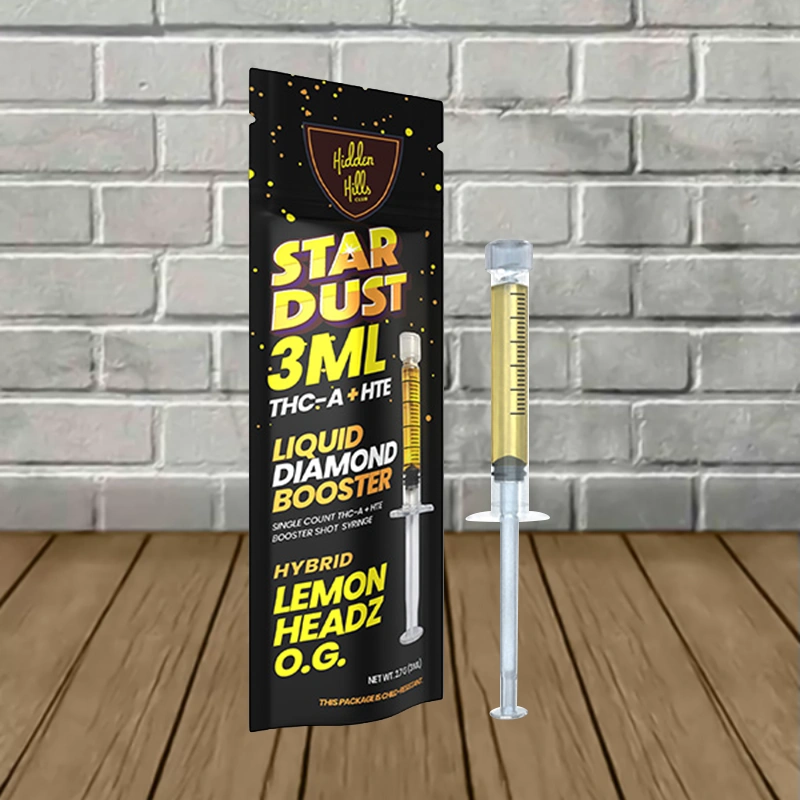 Hidden Hills THCa Star Dust Syringe 3g-Lemon Headz OG -- Hybrid -- Syringe