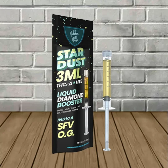 Hidden Hills THCa Star Dust Syringe 3g-SFV OG -- Indica -- Syringe