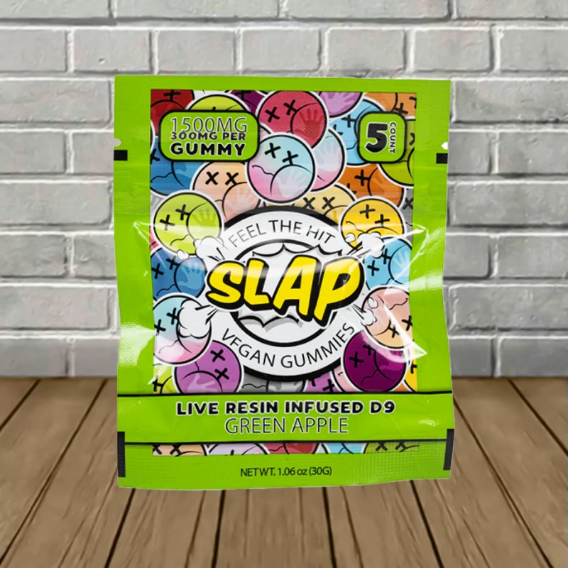 Kik Kalibloom Slap Live Resin Delta-9 Gummies 1500mg-Green Apple