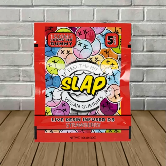 Kik Kalibloom Slap Live Resin Delta-9 Gummies 1500mg-Strawberry