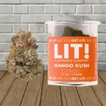 LIT! THC Blend Flower 1g-Mango Kush -- Hybrid