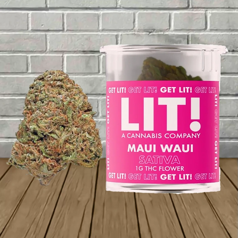LIT! THC Blend Flower 1g-Maui Waui -- Sativa