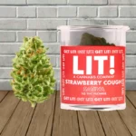 LIT! THC Blend Flower 1g-Strawberry Cough -- Sativa