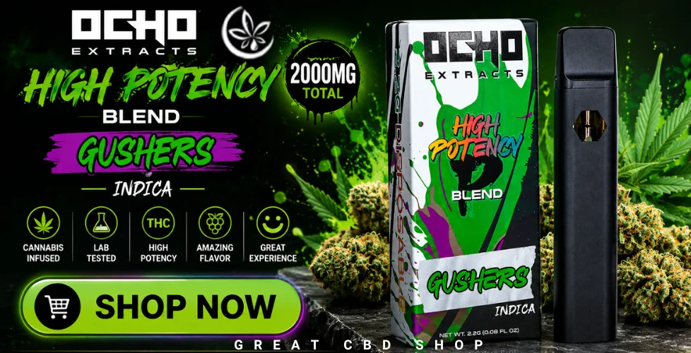 Ocho Extracts High Potency D8 P-Blend Disposable 2.2g