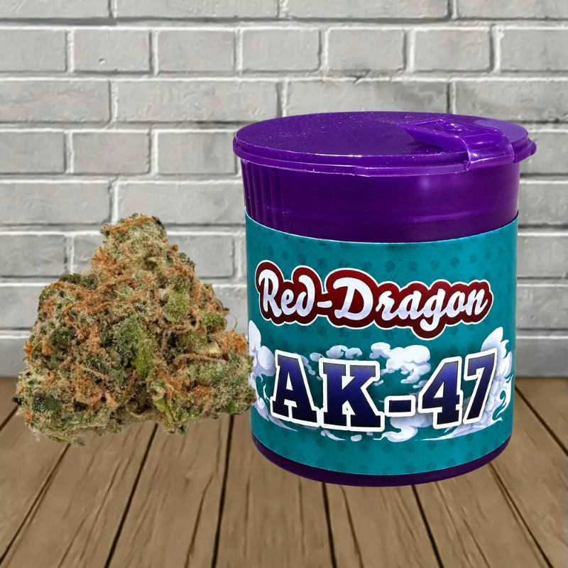 Red Dragon Premium THCa Flower 1g-AK-47 -- Hybrid