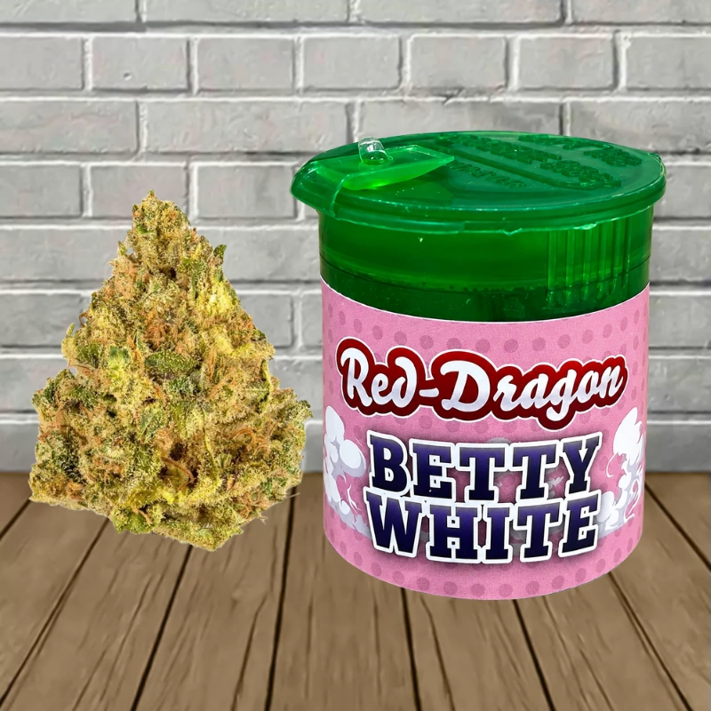 Red Dragon Premium THCa Flower 1g-Betty White -- Indica