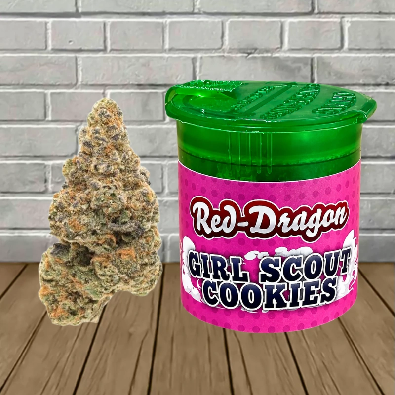 Red Dragon Premium THCa Flower 1g-Girl Scout Cookies -- Hybrid