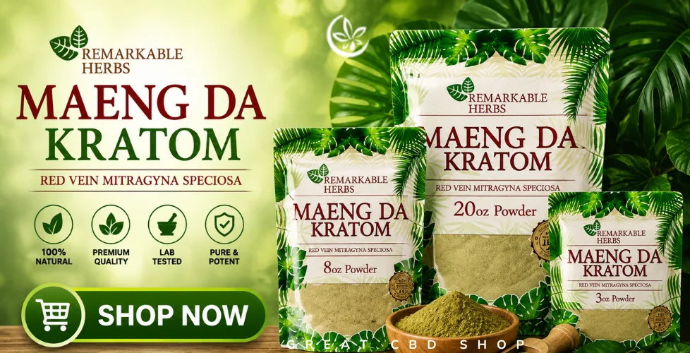 Remarkable Herbs Red Vein Maeng Da Kratom Powder