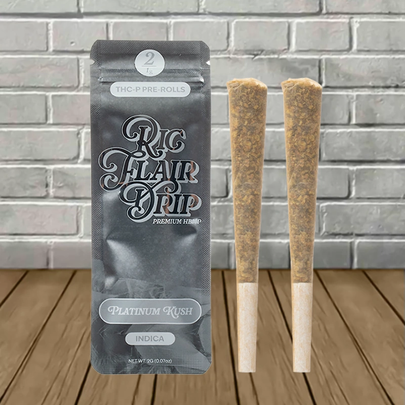 Ric Flair Drip THCp Prerolls 2x1g-Platinum Kush -- Indica