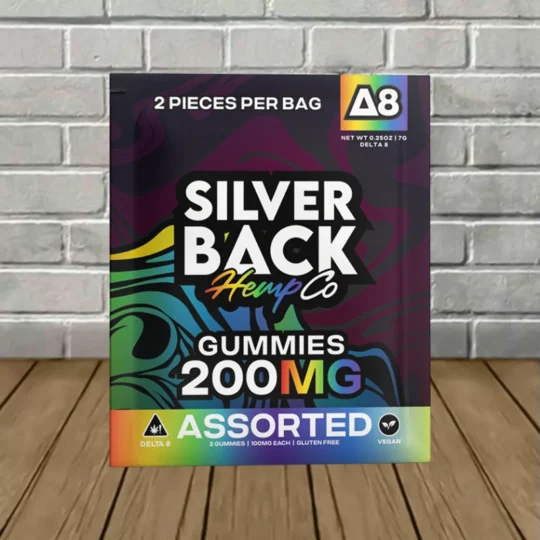 Silverback Hemp Co Delta-8 Gummies 2-pack 200mg-Assorted
