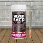Silverback Hemp Co THCa Prerolls Jumbo Jar 20ct-Wedding Cake -- Hybrid