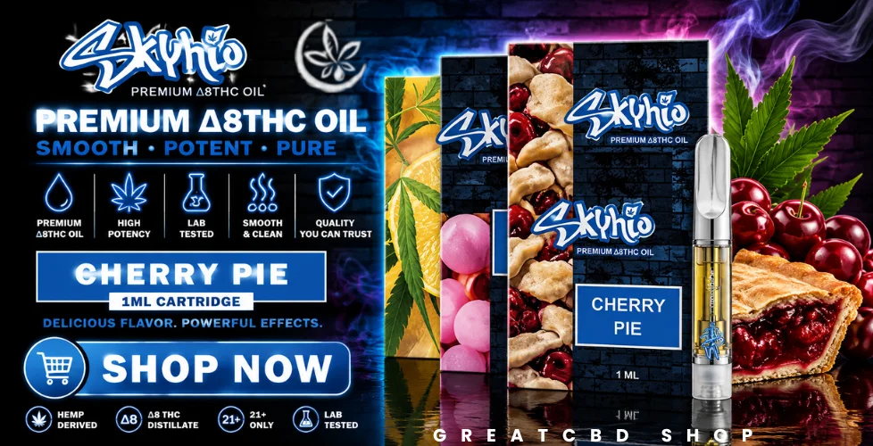 Skyhio Delta 8 THC Vape Cartridge