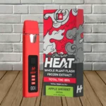 Straight Heat Flash Frozen THC Extract Disposable 1g-Apple Sherbet -- Sativa -- DISPOSABLE