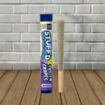 Stuff'd Double Stuff'd THCp Hash Hole Preroll 2g-Frozen Grapes -- Indica