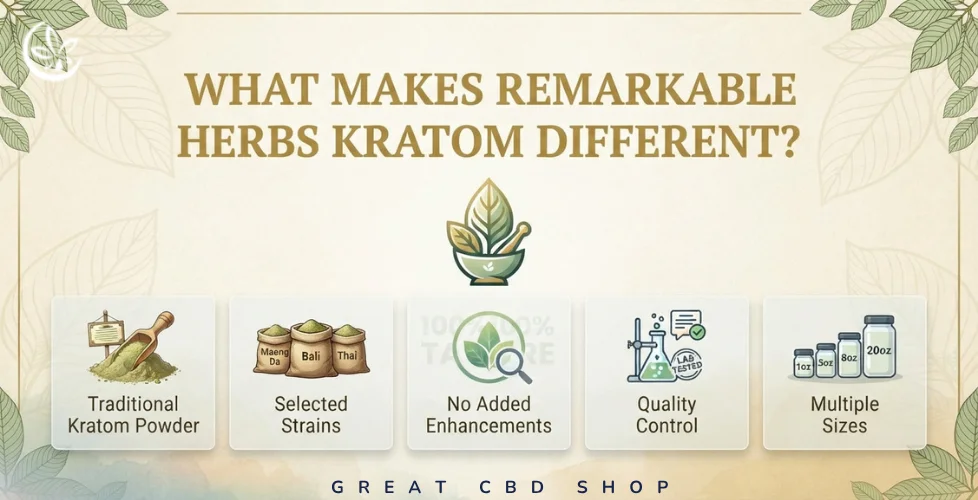 What Makes Remarkable Herbs Kratom Different