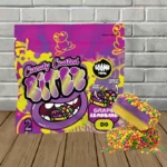 BITEZ Candy Coated Double Stacked Bitez D9 Gummies 500mg - Grape Lemonade