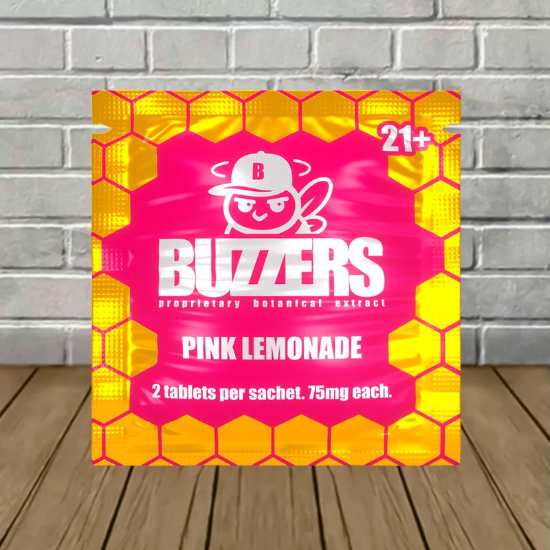 Buzzers_Proprietary_Botanical_Extract_Tablet_75mg_Pink_Lemonade