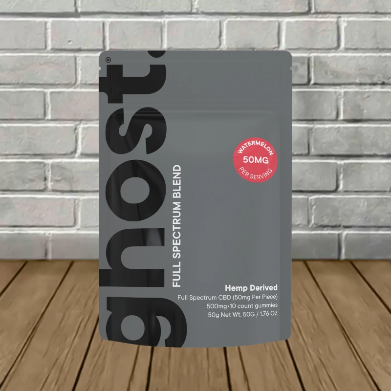 Ghost Full Spectrum Blend CBD Gummies 500mg 10ct - Watermelon