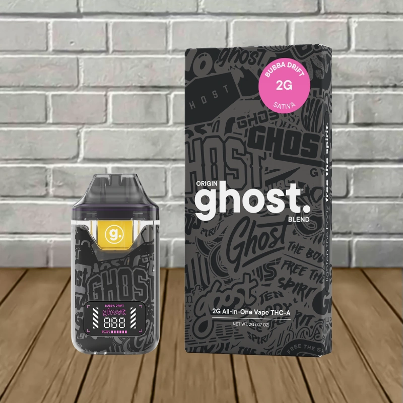 Ghost Origin Blend THCa Disposable 2g - Bubba Drift -- Sativa -- DISPOSABLE