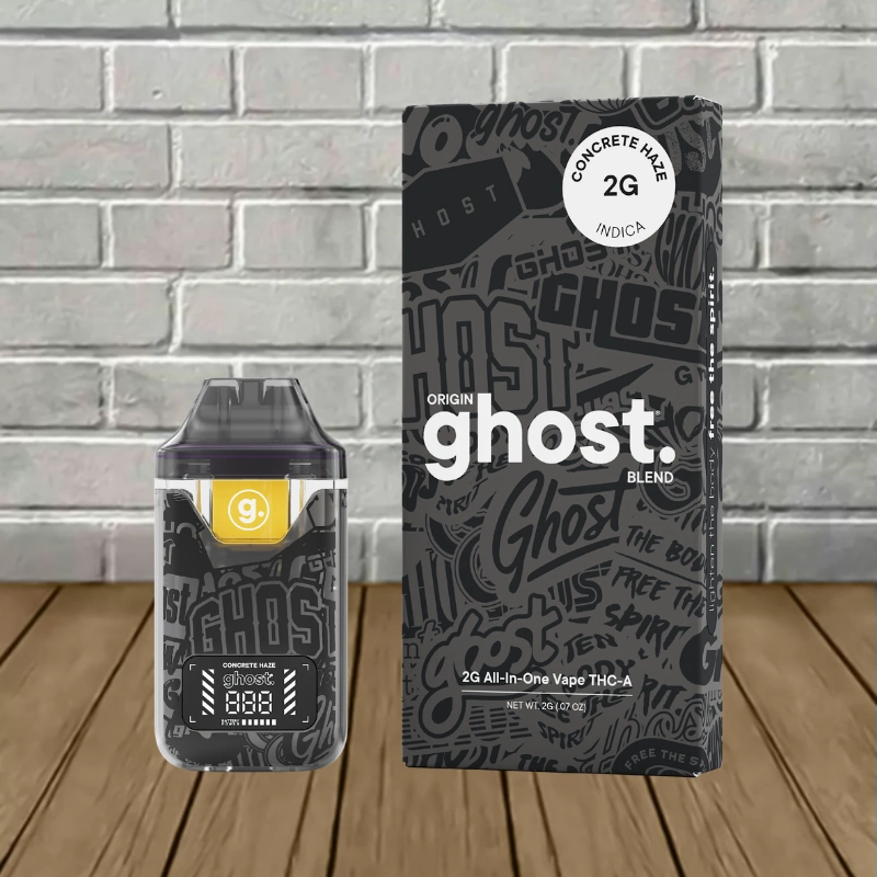 Ghost Origin Blend THCa Disposable 2g - Concrete Haze -- Indica -- DISPOSABLE