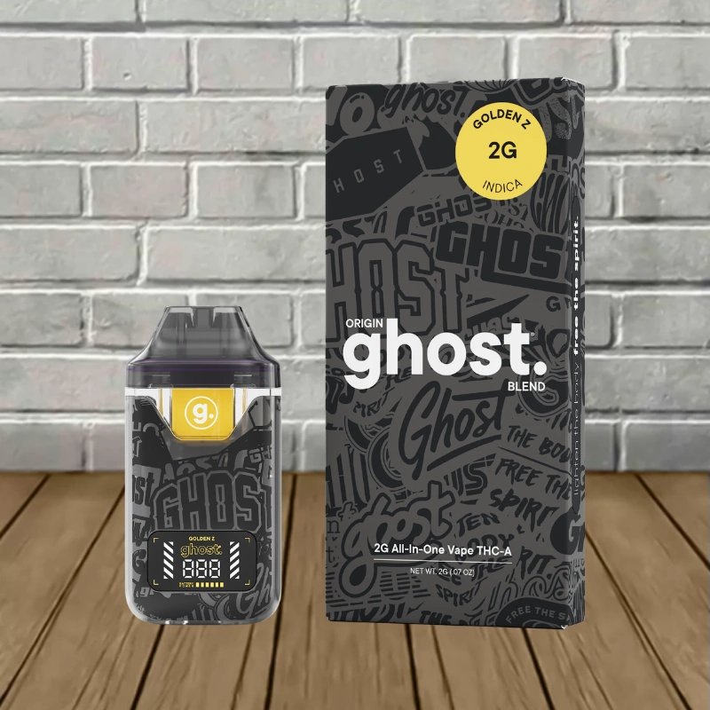 Ghost Origin Blend THCa Disposable 2g - Golden Z -- Indica -- DISPOSABLE