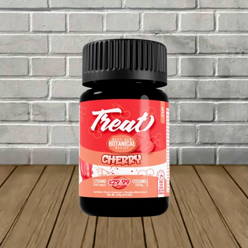 Kream Treat Next-Gen Botanicals Tablets 1250mg - Cherry -- 5ct Jar