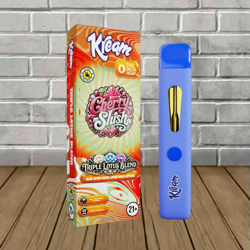 Kream Triple Lotus Blend Disposable 2.5g - Cherry Slush -- DISPOSABLE