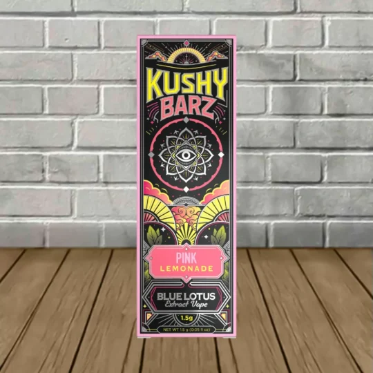 Kushy Barz Blue Lotus Extract Disposable 1.5g - Pink Lemonade -- DISPOSABLE