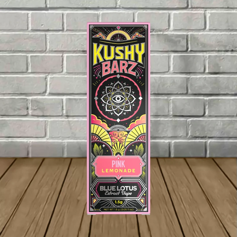 Kushy Barz Blue Lotus Extract Disposable 1.5g - Pink Lemonade -- DISPOSABLE