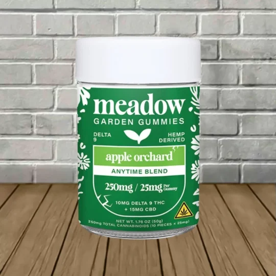 Meadow D9 Anytime Blend Gummies 250mg - Apple Orchard