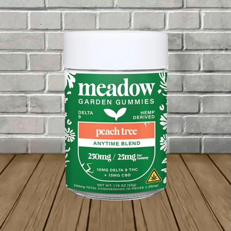 Meadow D9 Anytime Blend Gummies 250mg - Tre House