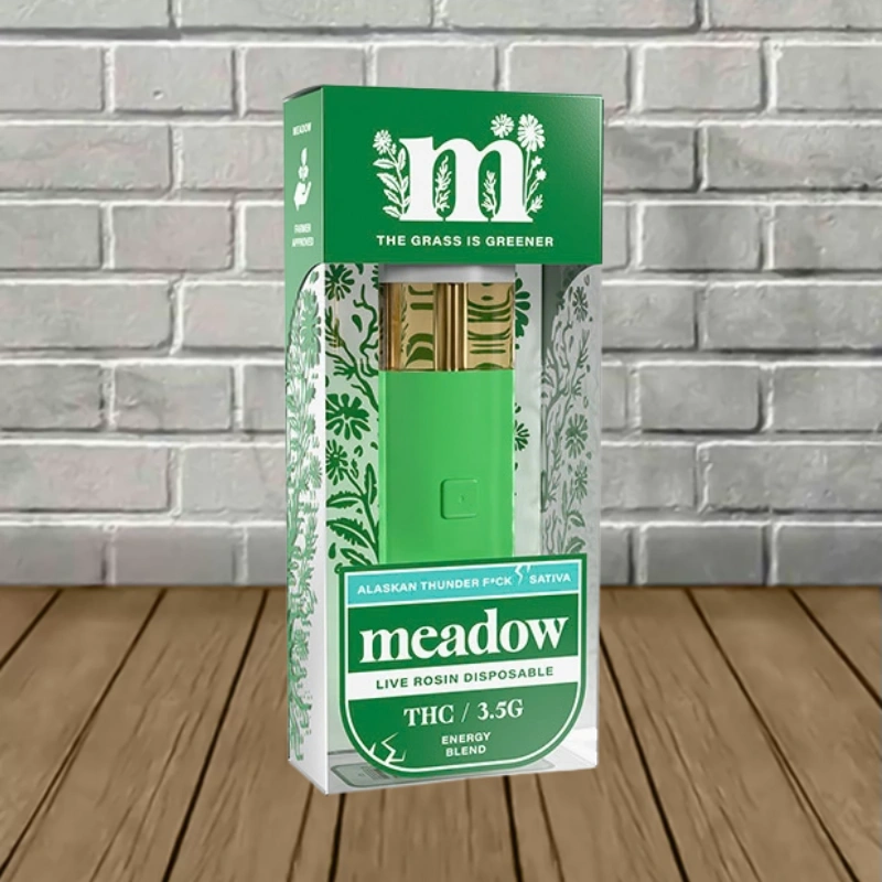 Meadow THC Blend Live Rosin Disposable 3.5g - Alaskan Thunderfck Energy Blend -- Sativa -- DISPOSABLE