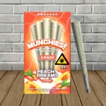 Munchies! THCp Infused Preroll 5ct-Peachy Dreams -- Hybrid