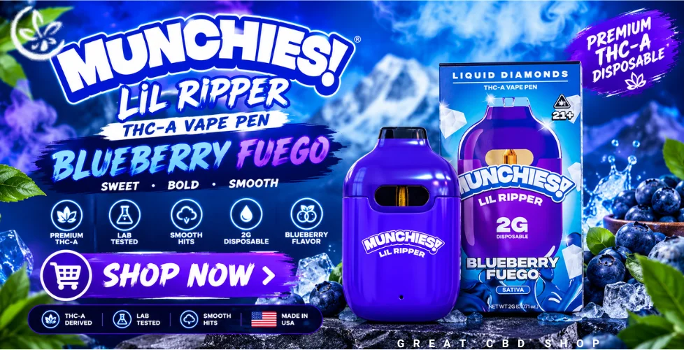 Munchies! Lil Ripper THCa Liquid Diamonds Disposable 2g
