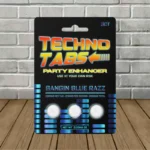 Ocho Extracts X Trip Drip Techno Tabs 2000mg 3ct - Blue Razz -- 3ct Blister Pack