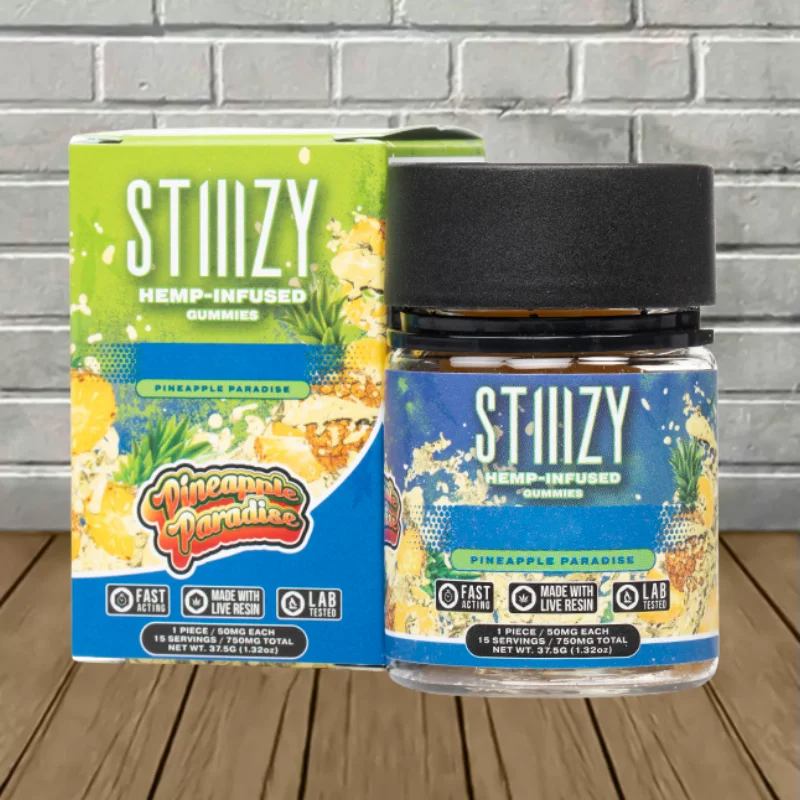 STIIIZY Hemp Infused Gummies 750mg - Pineapple Paradise