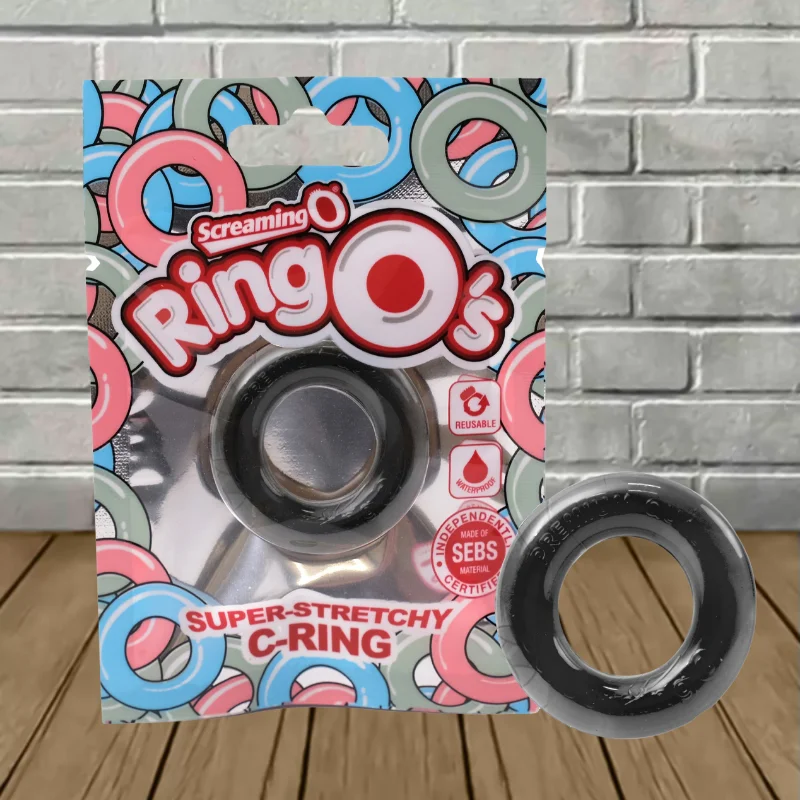 Screaming O Ring O Erection Ring - Black -- 1ct