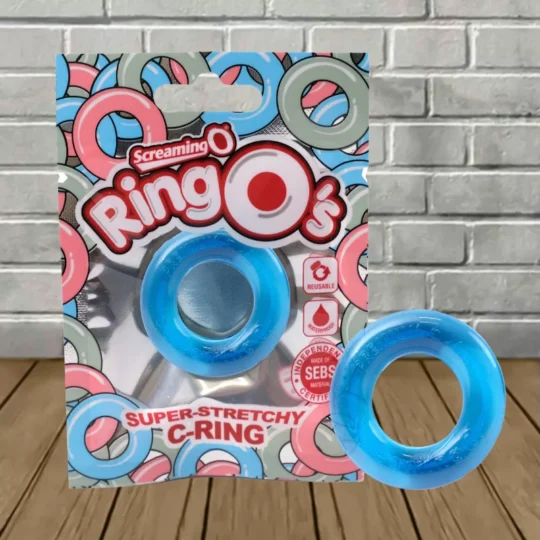 Screaming O Ring O Erection Ring - Blue -- 1ct