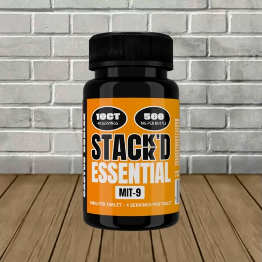 Stack'd Essential MIT-9 Tablets 500mg - Cactus Cooler -- 10ct Jar
