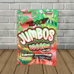 Trap'd Out JUMBOS THC Blend Gummies 3000mg - Slammin' Strawmelon