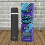 Trap'd Out Live Resin HTE CBD Disposable 1g - Blueberry Diesel -- Sativa -- DISPOSABLE