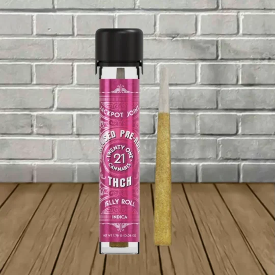 Twenty One Cannabis Jackpot Joints Infused THCh Preroll 1.75g-Jelly Roll -- Indica