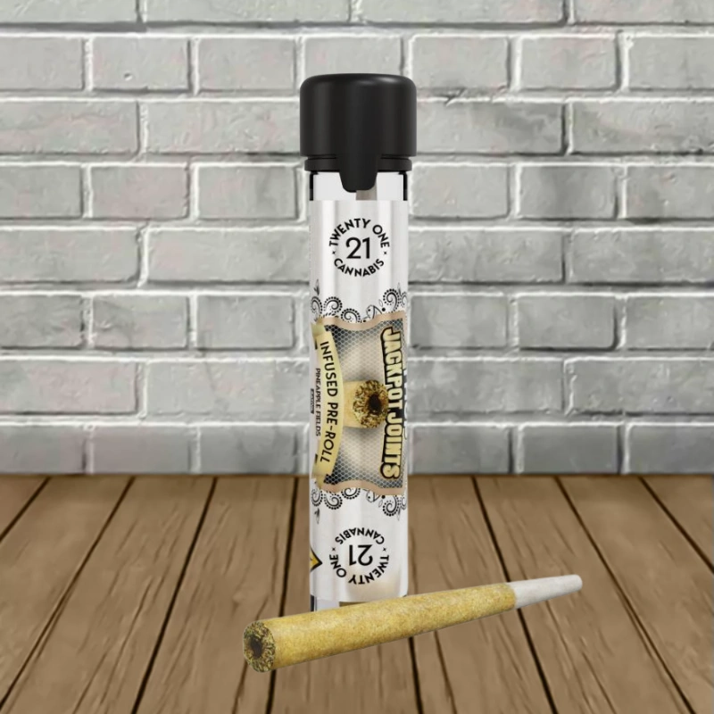 Twenty One Cannabis Jackpot Joints Infused THCp Preroll 1.75g-Pineapple Fields -- Sativa