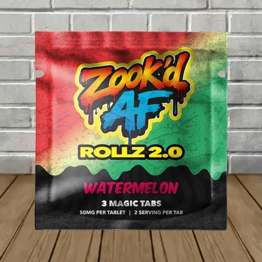 ZOOKD_AF_Rollz_2.0_5MAPB_Tablets_50mg_Watermelon