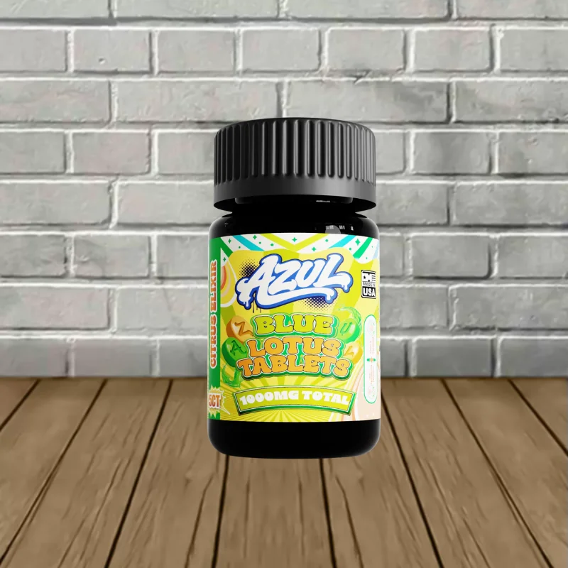 Azul Blue Lotus Tablets 200mg 5ct - Citrus Elixir -- 5ct Jar